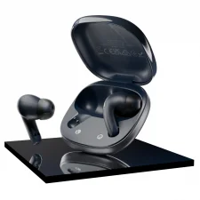 Casti bluetooth wireless HiFuture Sonic Core, TWS, ANC, Anulare activa a zgomotului, Apeluri clare cu 4 Microfoane, Bluetooth 5.4, Baterie 30h, Albastru